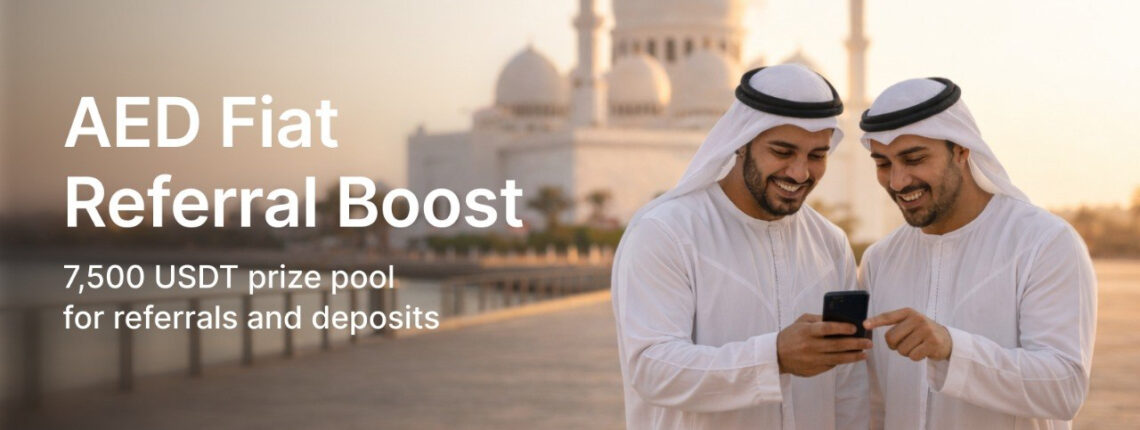 Bybit Launches AED Fiat Referral Boost Campaign With 7,500 USDT Prize Pool