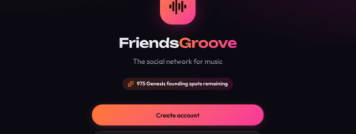 FriendsGroove Relaunches as a Human-First Social Network for Music – No Algorithm, No Crypto, No AI-Generated Songs