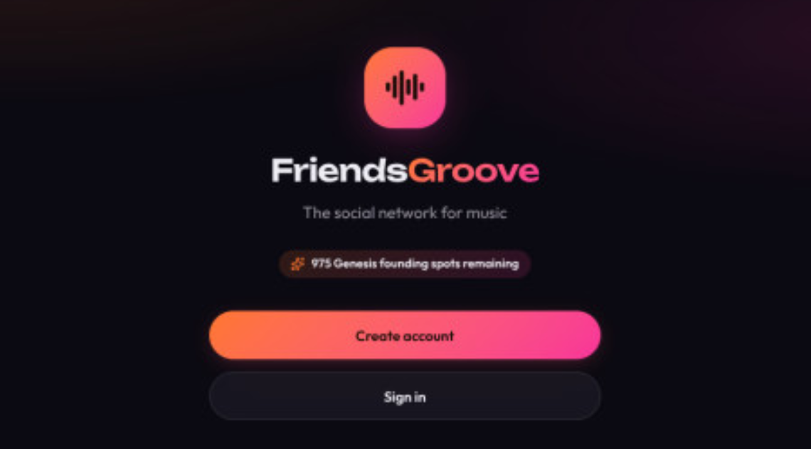 FriendsGroove Relaunches as a Human-First Social Network for Music – No Algorithm, No Crypto, No AI-Generated Songs