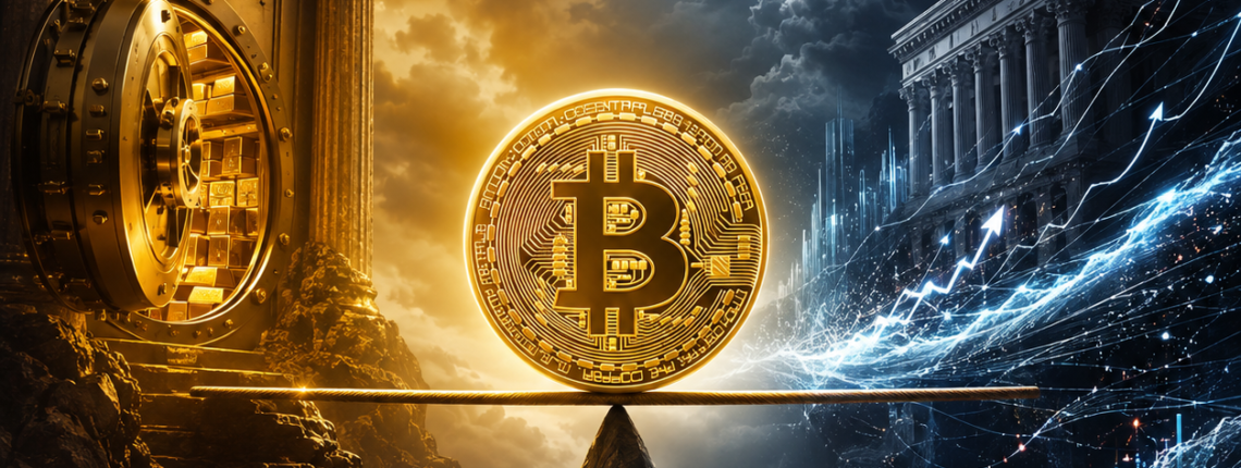 Bitcoin’s Digital Gold Test: Can BTC Become a Safe Haven While the Fed Still Moves Its Price?