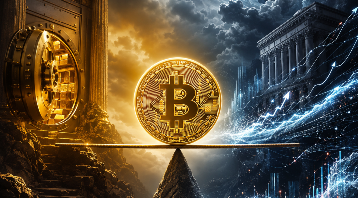 Bitcoin’s Digital Gold Test: Can BTC Become a Safe Haven While the Fed Still Moves Its Price?