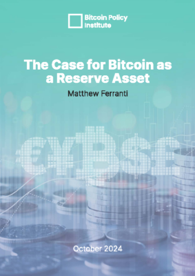 The Case for Bitcoin as a Reserve Asset